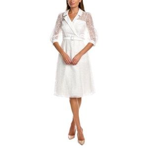 KAY UNGER Floral Embroidered Organza Dress ❤️IN STORES❤️